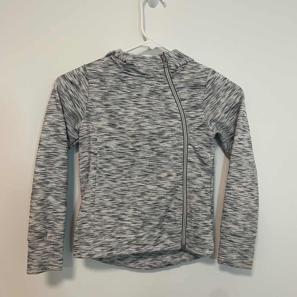 Girls Champion Gray Asymmetrical Zip Jacket
